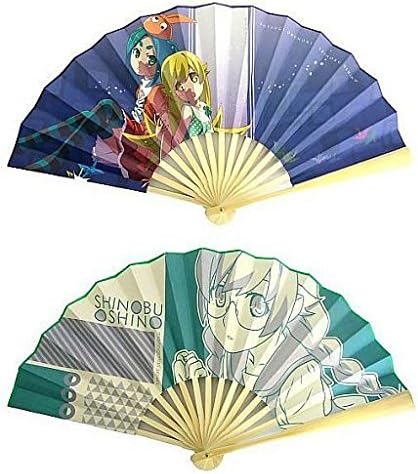 Amazon 西尾維新アニメプロジェクト 物語 シリーズ ｂｉｇ扇子 全2種セット アニメ 萌えグッズ 通販