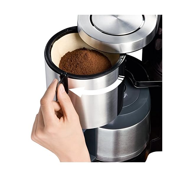 Siemens Filterkaffeemaschine sensor for senses TC86503, Thermokanne 1,15 L, für 8-12 Tassen, Timer, Abschaltautomatik… – Bild 6