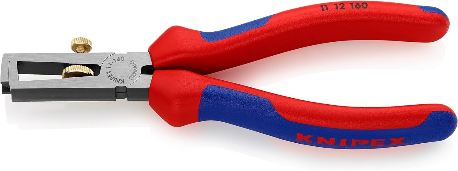 KNIPEX Insulation Stripper Universal with Multi-Component Handles 160 mm, 11 12 160