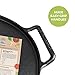 Cast Iron Pizza Pan Stone - Pre-Seasoned 16