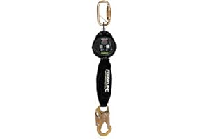 FRONTLINE FALL PROTECTION Frontline RPW061S 6' Web SRL with Steel Snap Hook | Pocket-Sized Design | Lightweight & Durable | High-Strength Webbing | Quick-Action Braking | 310 lbs Capacity | ANSI & OSHA Compliant