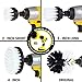 Car Accessories - Cleaning Supplies - Drill Brush - Car Detailing Kit - Spin Brush - Car Interior Cleaner - Cleaning Brushes for Drill - Deep Cleaning Supplies - Auto Detailing Kit - Rim Cleaner Brush