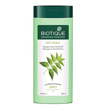 Biotique Bio Neem Margosa Anti Dandruff Shampoo and Conditioner, 180ml
