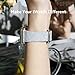MIFFO Apple Watch Band Leather iWatch Strap Extreme Deluxe Shiny Bling Glitter Leather Bracelet Wristband for Apple Watch Series 1, Series 2, Series 3 (Silver-38mm)