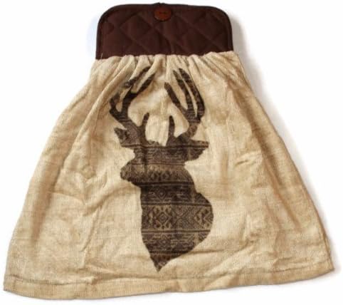 Pot Holder Top Deer Mount Cabin Kitchen Towel
