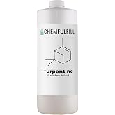 Pure Gum Spirits of Turpentine, Industrial Solvent for Compatible Paints, Resins and Varnishes, 1 Gallon (128 fl oz)