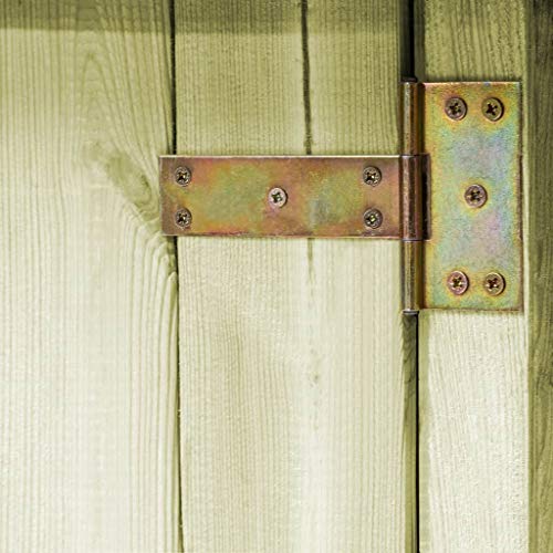 ghuanton Garten-Geräteschuppen Kiefernholz Imprägniert 88x76x175 cm Heim & Garten Rasen & Garten Garten & Balkon… – Bild 3