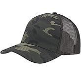 The Vintage Year Plain Two Tone Cotton Twill Mesh Adjustable Trucker Baseball Cap