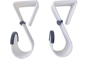 FPVLR TidyHouse Space Saver Over The Door Hook Hanger Rack Set - Organise Bedroom, Bathroom, Closets - Hang Shirts (Standard)