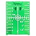 Huepar TP01G-Magnetic Floor Laser Target Plate Card with Stand for Green Beam Applications Enhancing the Visibility of Green Laser Lines or Points 1.3 Times