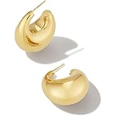 Kendra Scott Raylyn Hoop Earring, 18k Gold Vermeil
