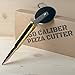 Caliber Kitchen .50 Caliber Bullet Pizza Cutter with Built-in Bottle Opener,