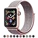 Tces Sport Wristbands Compatible with 2018 Watch Band 38mm 42mm 40mm 44mm, Soft Lightweight Breathable Woven Nylon Sport Loop Replacement Strap Compatible with 2018 Watch Series 4 3 2 1