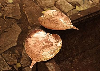 Prayer Leaf - Best Handcrafted Copper Gift Item, Home Decor