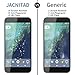 Google Pixel XL Screen Protector Glass, JACNITAD Pixel XL Tempered Glass Screen Protector [Full Screen Coverage] Anti-Scratch, Bubble Free, Lifetime Replacement Warranty (Black)