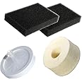 Cleaning Filter Kit for Airsep NewLife, QuietLife Filter Plus Kit, 1 PC Foam Filter, 1 PC Final Barb Filter