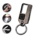 4 in 1 Multitool Keychain Flashlight, Jobon Zinc Alloy Key Chain with LED Light, Knife, Bottle Opener and 2 Key Rings (Gray)