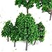 12pcs 1.2 inch - 6.3 inch 1/50 Green Model Tree Train Set Scenery Landscape