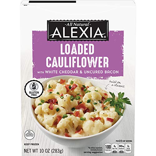 Alexia Loaded Cauliflower with Aged White Cheddar, Keto Friendly, 10 Ounce