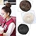 Womens Girls Donut Hair Bun Synthetic Scrunchie Hair Bun Cover Bun Cage Bun Wrap Maker Hairpiece Clip in Hair Extension Hair Ornament Decoration Pp07