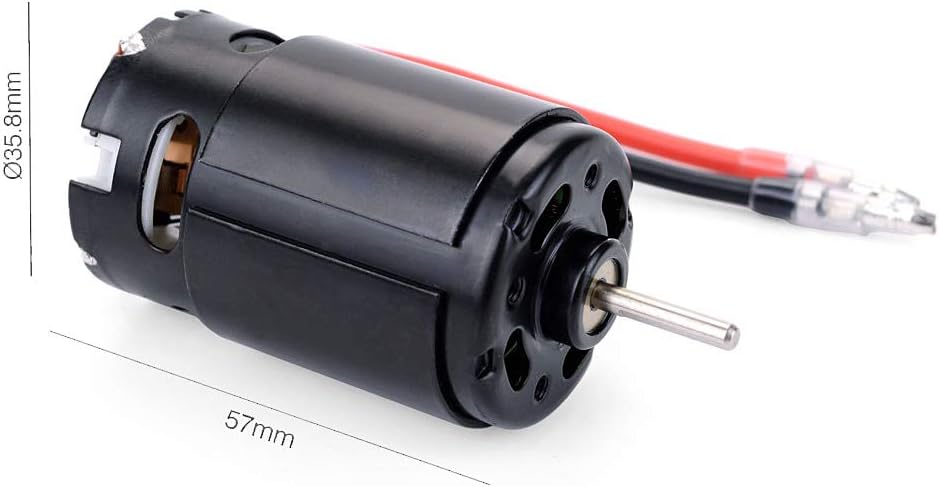 DollaTek 550 Carbon Brushed Motor 27T Strong Brushed Motor for 1/10 RC Model Car - Image 4
