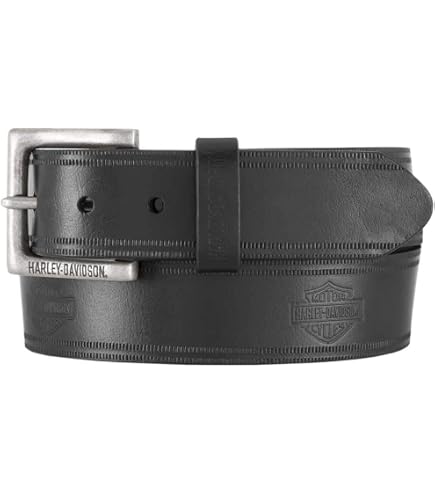 Harley-Davidson Men's Traditional H-D Reversible Leather Belt