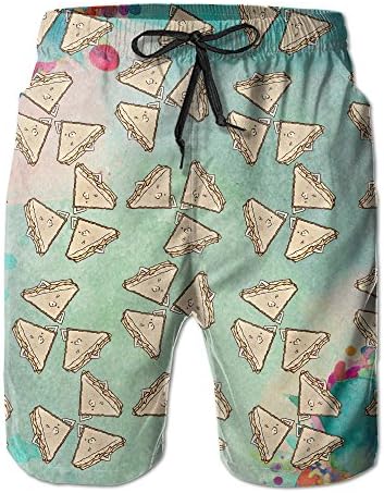 Grilled Cheese Men's Summer Casual Swimming Shorts Beach Board Shorts