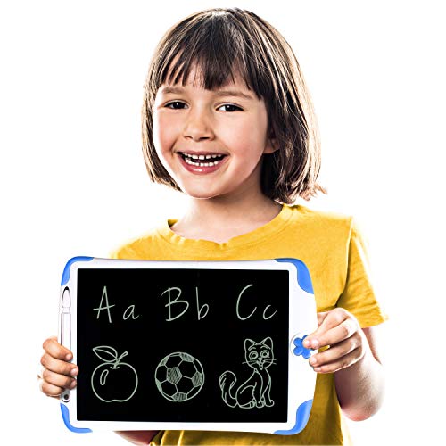 Simicore 8.5 inch Smart LCD Writing Tablet - Gift for Kids Writing Tablet Doodle Drawing Board with Erase Button and Screen Lock (Blue)