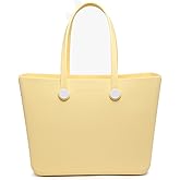 Versa Tote CARRIE Large Rubber Beach Bag Lightweight Waterproof Washable Durable Travel Tote for Boat Pool Sports Gym