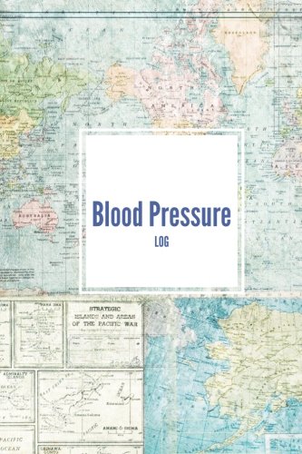 Blood Pressure Log: World Map Design | Monitor & Record Your Blood Pressure With Confidence | 6x9in (Health)