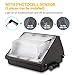 4PK 100W Led Wall Pack Light, Dusk to Dawn for 120-277V, 5000K, 11000Lumen, Ip65 Waterproof Security Area Lighting, Outdoor Rated