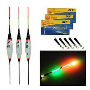 Lot De 3 Flotteurs électroniques à Led – Pour La Pêche à La Carpe Dans Les Lacs Ou Les Rivières – Avec Batterie Et Lumière De Nuit