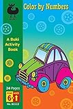 Buki Color by Numbers 24 Pages Activity Book for Ages 6+