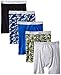 Fruit of the Loom Men'sNo Ride Up Boxer Brief, Camo and Solid, Medium (Pack of 5)