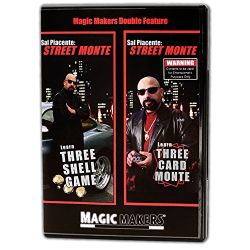 The Complete Street Magic Experience - Authentic Monte Kit including Magic Training by Sal Piacente, Performance Pad and Props By Magic Makers