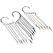 VAGA Dangling Earrings For Women, Amazing Set Kit Of 3 Punk Style Ear Cuffs In Bronze, Silver And Black Colors With 6 Long Fringe Tassels Ending With Rivets Spikes, Cute Earrings Pack