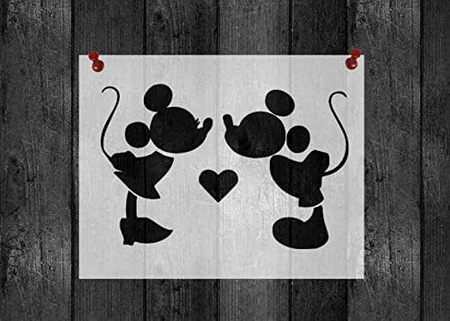 Mickey And Minnie Mouse Stencils
