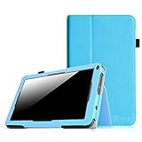 Fintie Dragon Touch A93 Folio Case - Fintie Premium Vegan Leather Cover with Stylus Holder for Dragon Touch A93 9-Inch Android Tablet, Blue
