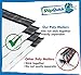 Poly Mailer Bags - 100 Pack 10x13 ShipQuick Envelope Mailers With Adhesive Strip and Safety Regulation Choking Warning- Water and Weather Resistant Envelope Bags (10