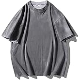 BLACKARMADA Oversized Unisex Tee-Vintage Wash100% Cotton Casual Streetwear for Men&Women