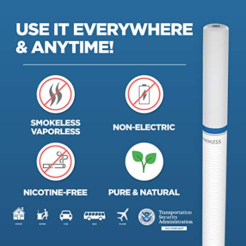 QuitGo Oral Fixation Support, Clinically Studied, Oxygen Inhaler to Stop Smoking, Includes Free