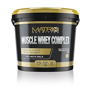 Matrix Nutrition Muscle Whey Complex Protein – Mass Gain Powder Best Value. (Chocolate, 1KG)