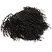 12inch Human Hair Afro Puff Kinky Curly Ponytail Extensions for Black Women Kinky Curly Drawstring Hair Ponytail Hairpieces Natural Kinky Curly Clip in Ponytails