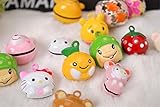 Dolike various style 10 sets mixed Lovely Small Colored Pet Bells Charm Bright for Dog / Cat Collar (send design st random)