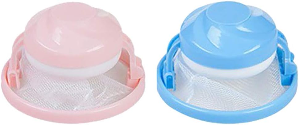 Cindero 2Pcs (Pink + Green) Laundry Ball, Washing Machine Universal Float, Filter Bag Laundry Ball, Floating Pet Fur Catcher Filter Hair Removal Equipment Wool Cleaning Supplies