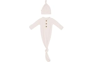 KYTE BABY Knotted Gown with Hat Set