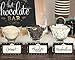 Hot Chocolate Bar Kit -Sign Labels Cup Tags - Decorations for Christmas Party New Year’s Eve Kids Birthday