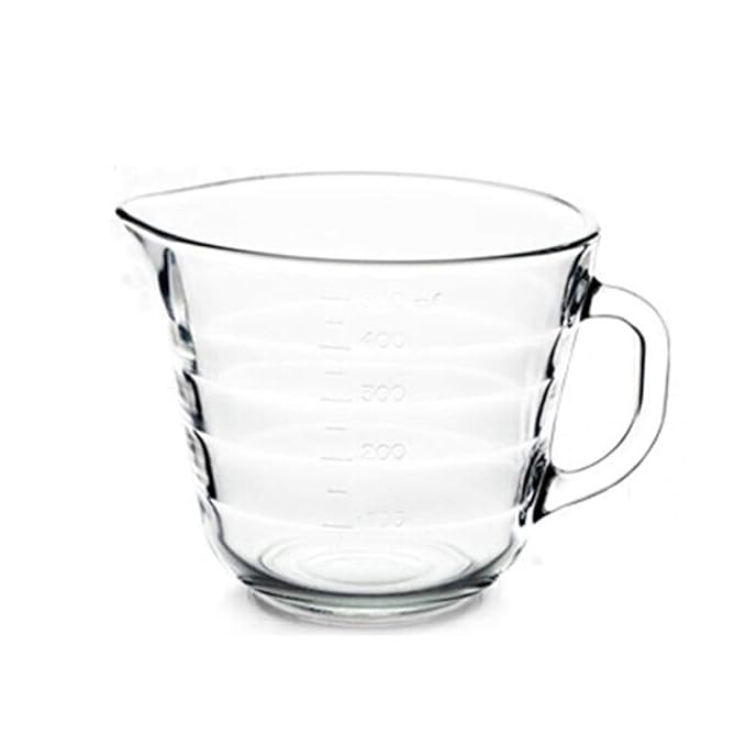 TONGBOSHI Vaso medidor de Vidrio Templado Taza de Desayuno for ...