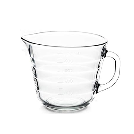 TONGBOSHI Vaso medidor de Vidrio Templado Taza de Desayuno ...