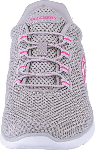 Donna Summits 12985 Scarpe da ginnastica, Gray Mesh/ Hot Pink Trim, 39 EU